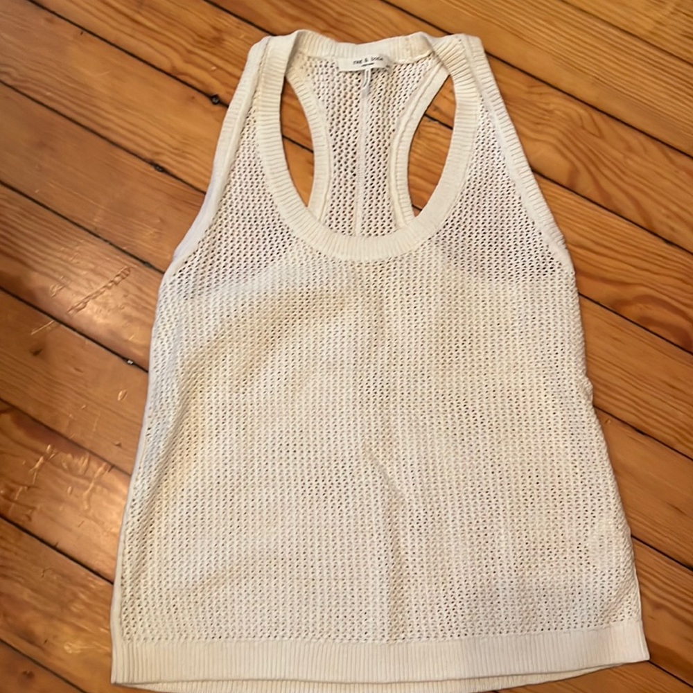 Cream racer back